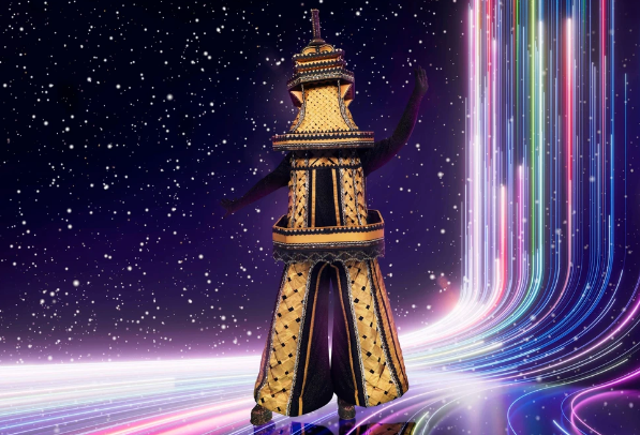 <p>Eiffel Tower on The Masked Singer</p>