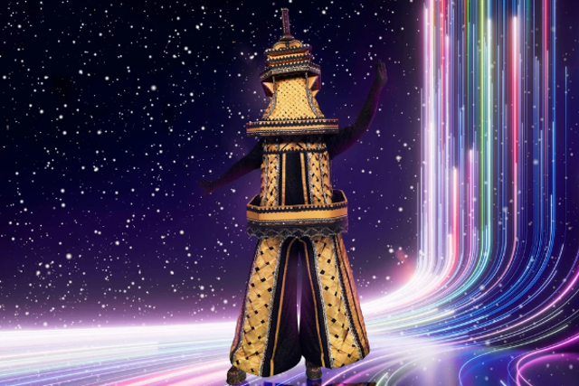 <p>Eiffel Tower on The Masked Singer</p>