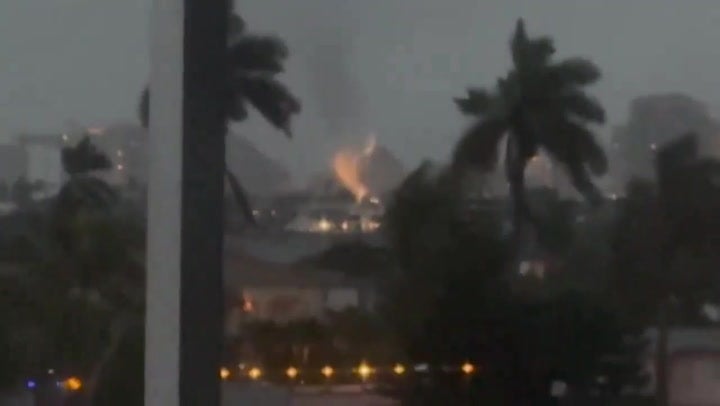 Tornado Touches Down In Fort Lauderdale As Storms Move Across Florida USA 4