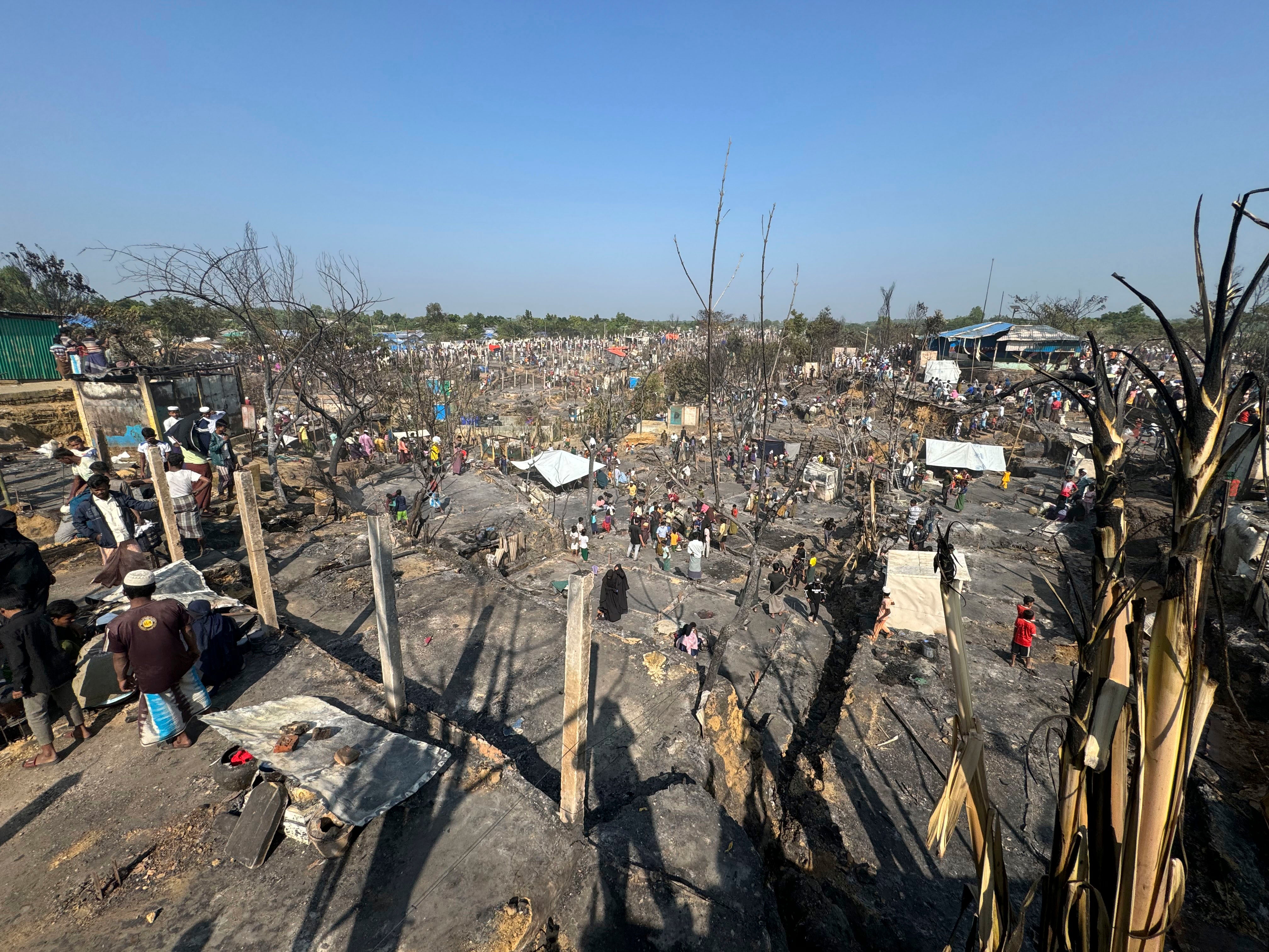 Bangladesh Rohingya Fire