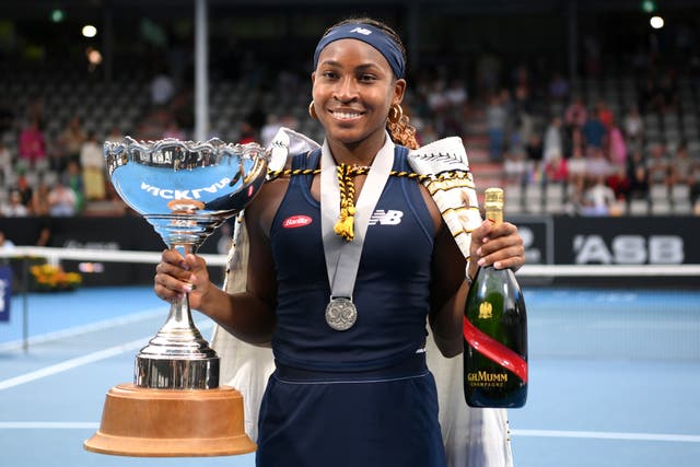 <p>Coco Gauff is eyeing a second consecutive grand slam title </p>