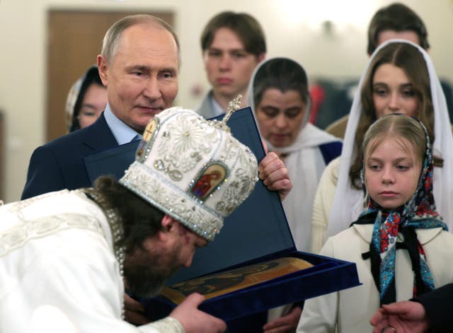Russia Orthodox Christmas Putin