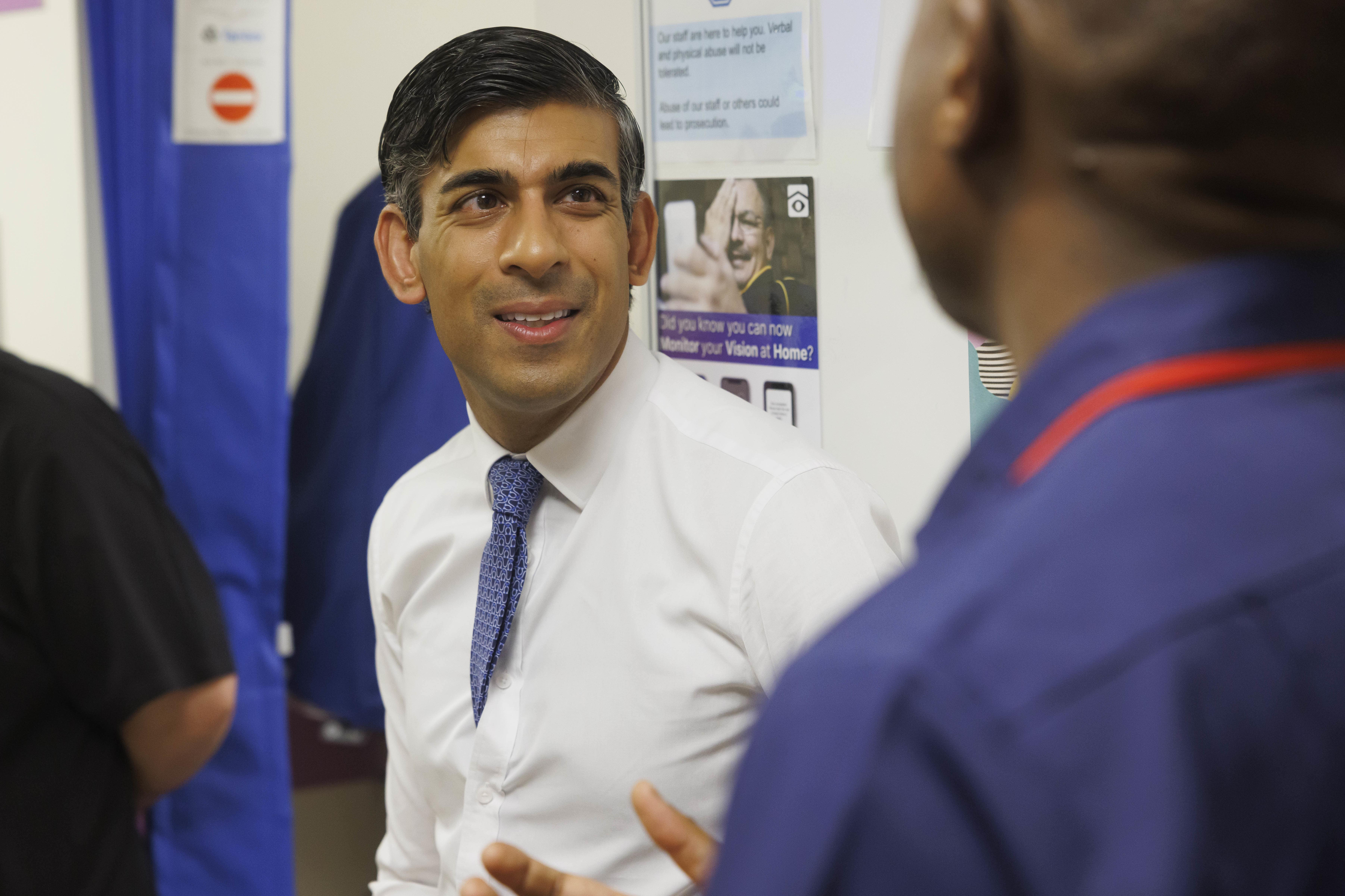 Rishi Sunak said he is ‘confident’ the government can resolve the industrial action and as a result see NHS waiting lists fall
