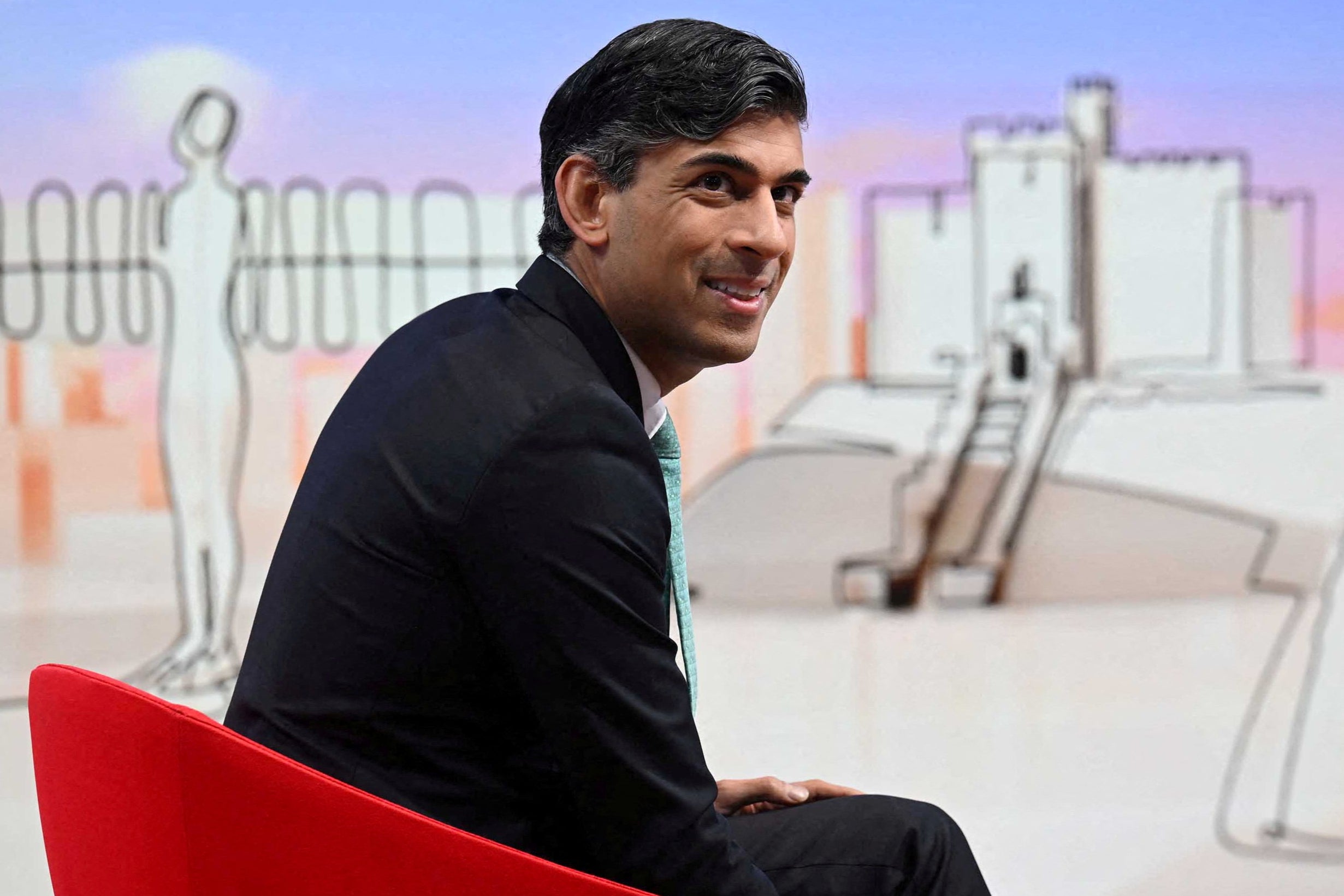 Rishi Sunak kept suggesting questions for the Labour leader during his BBC interview on Sunday