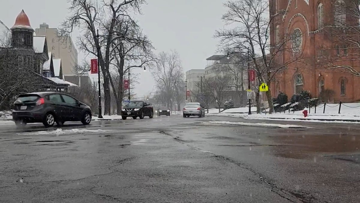 Heavy Snow Hits The Northeast April Nor'easter Hits Northeast