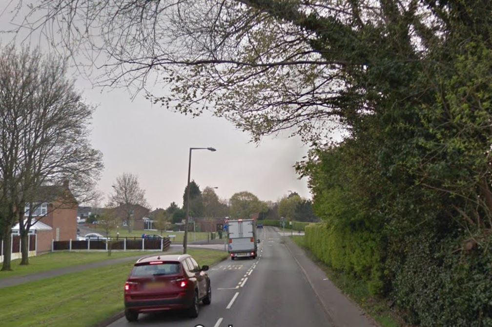 The family of five, including children were completely soaked from by the driver as they walked along Hearthcote Road in Swadlincote, Derbyshire, on Tuesday
