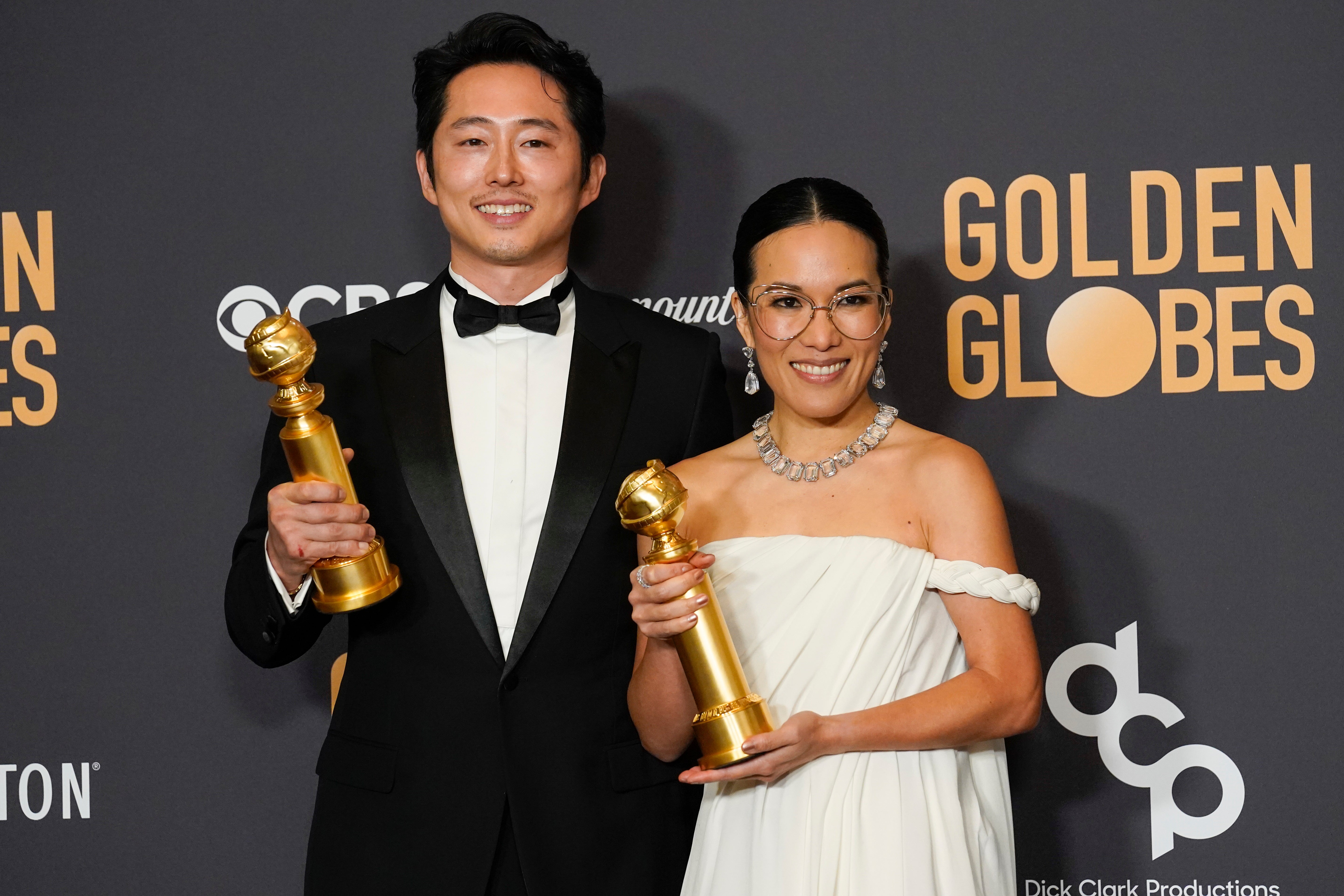Ali Wong and Steven Yeun won Golden Globes for ‘BEEF’