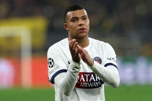 <p>Kylian Mbappe is set to leave PSG in the summer </p>