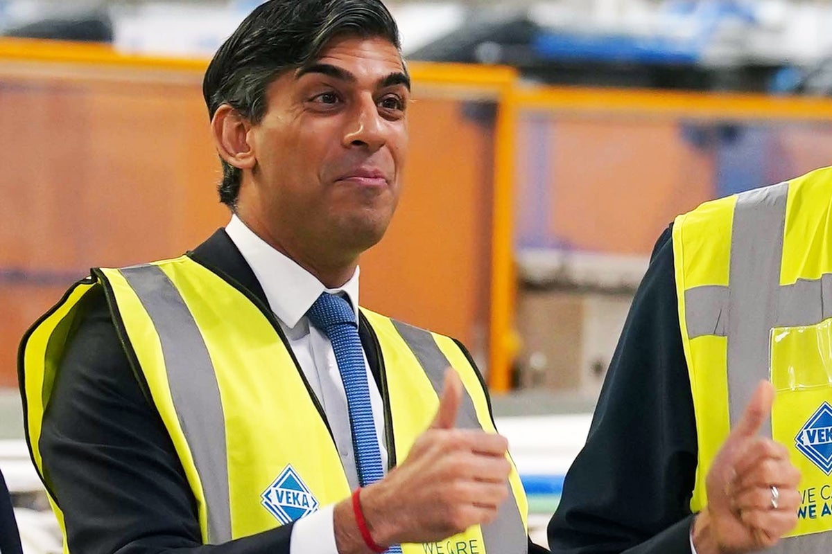Watch as Rishi Sunak speaks to voters in northern England ahead of election