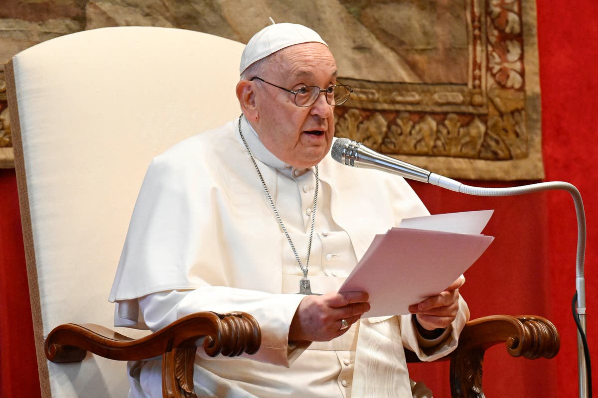 Pope Francis calls for universal ban on surrogacy and ‘commercialisation’ of pregnancy