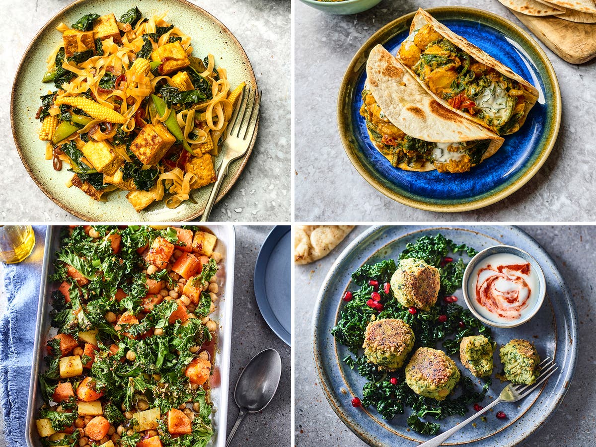 Speedy vegan dinners for lazy cooks