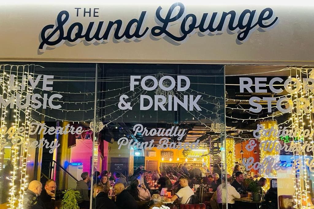 The Sound Lounge in Sutton, founded by Keiron Marshall and his wife, Hannah White, was saved from closure after the public raised £35,000 in less than 24 hours (Hannah White/PA)