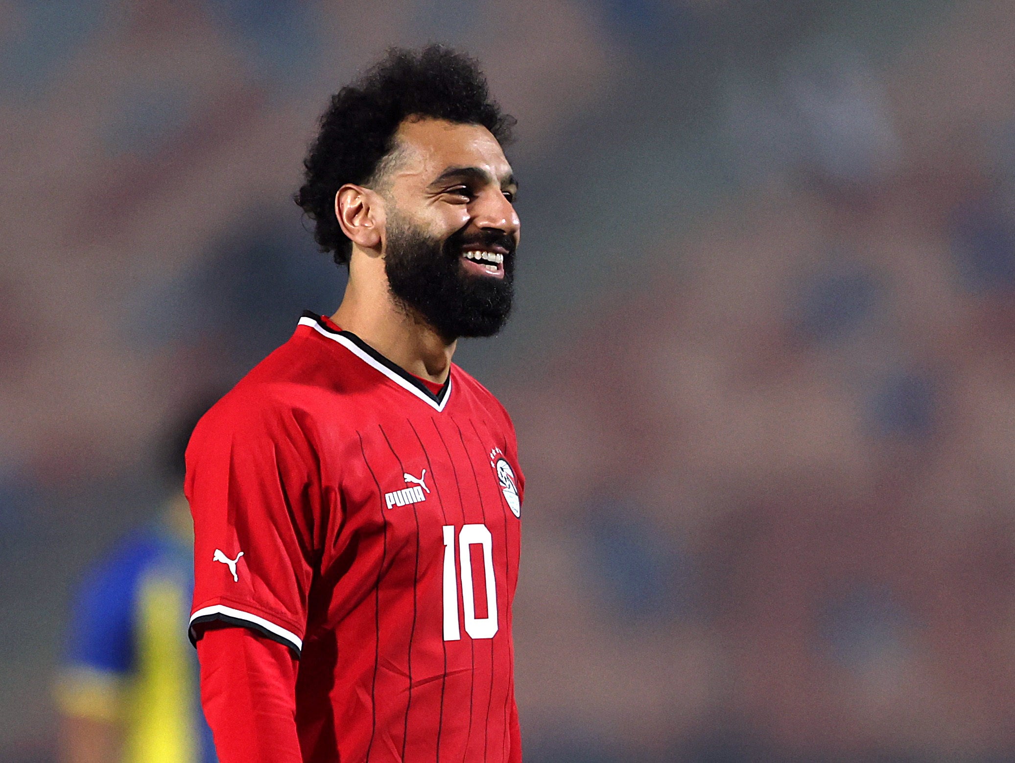 Salah in action in this month ahead of the 2024 Afcon