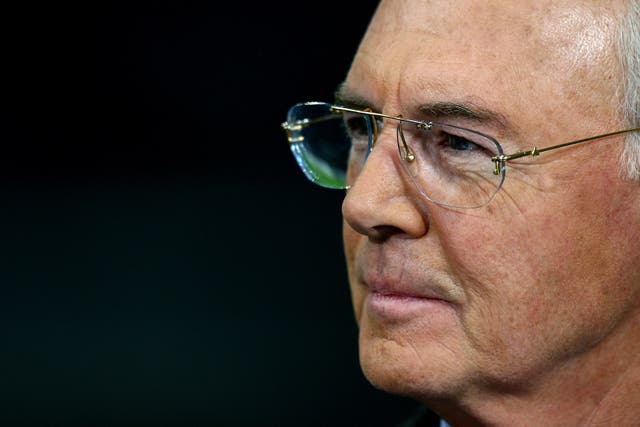 Franz Beckenbauer was a World Cup winner as a player and a manager with West Germany (Nick Potts/PA).