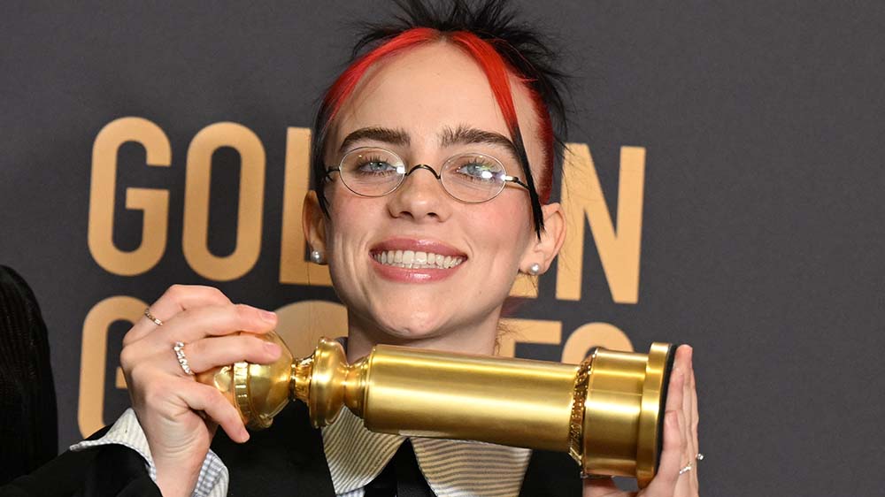 Billie Eilish won a Golden Globe for Best Song
