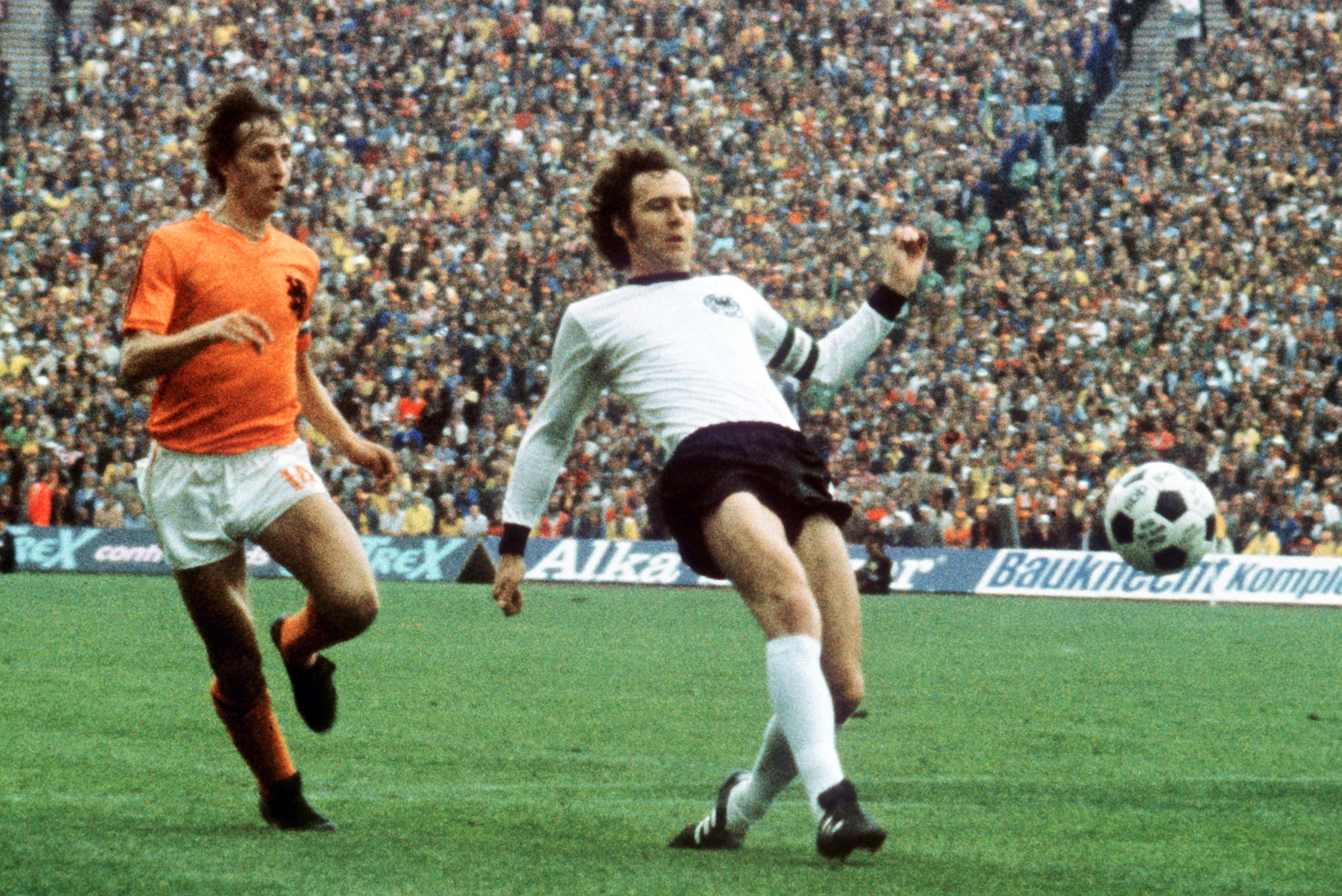 Beckenbauer’s Germany defeated Johan Cruyff’s Netherlands in the 1974 World Cup final