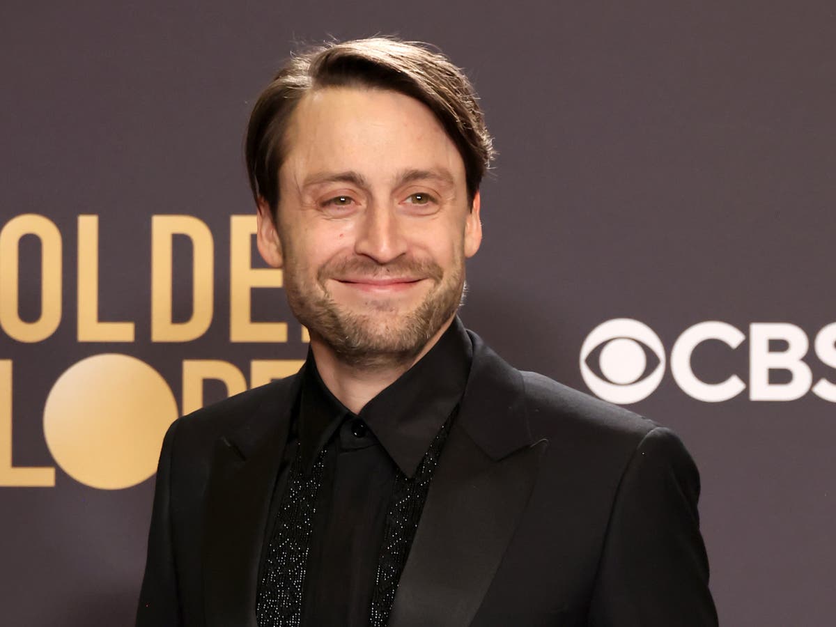 Kieran Culkin honours his children at 2024 Golden Globes