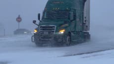 Drivers face dangerous road conditions in Nebraska as major snow storm hits