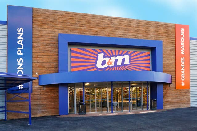 B&M said the whole group is set to have opened 76 new shops across all brands over the year to March (B&M/PA)