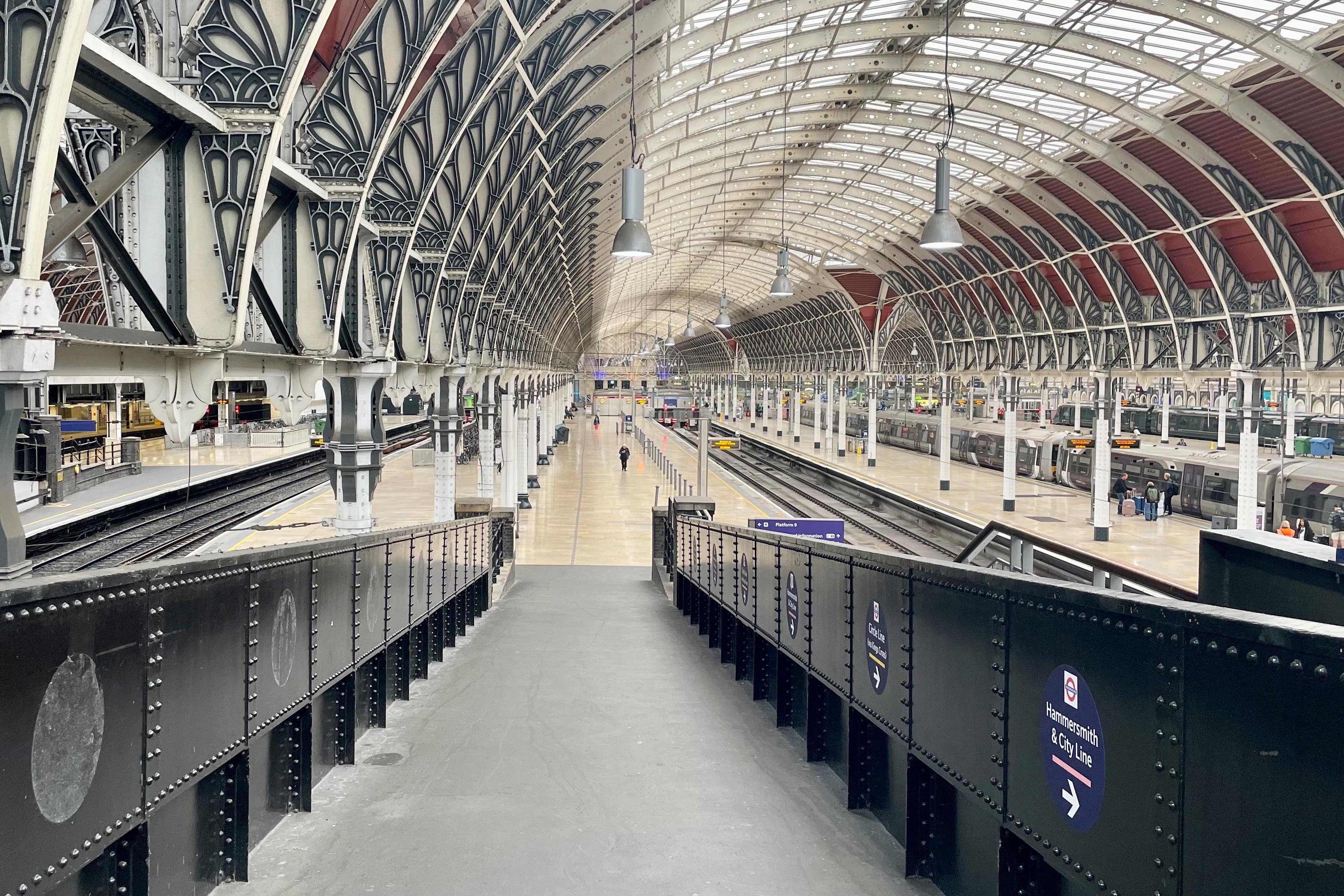 The Great Western Main Line runs to and from Paddington (Jonathan Brady/PA)