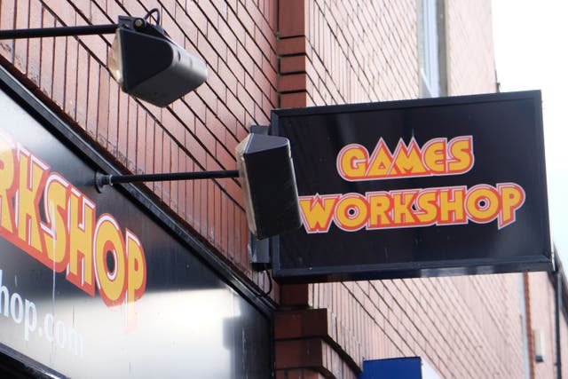 Games Workshop profits lifted over the past half-year (Owen Humphreys/PA)