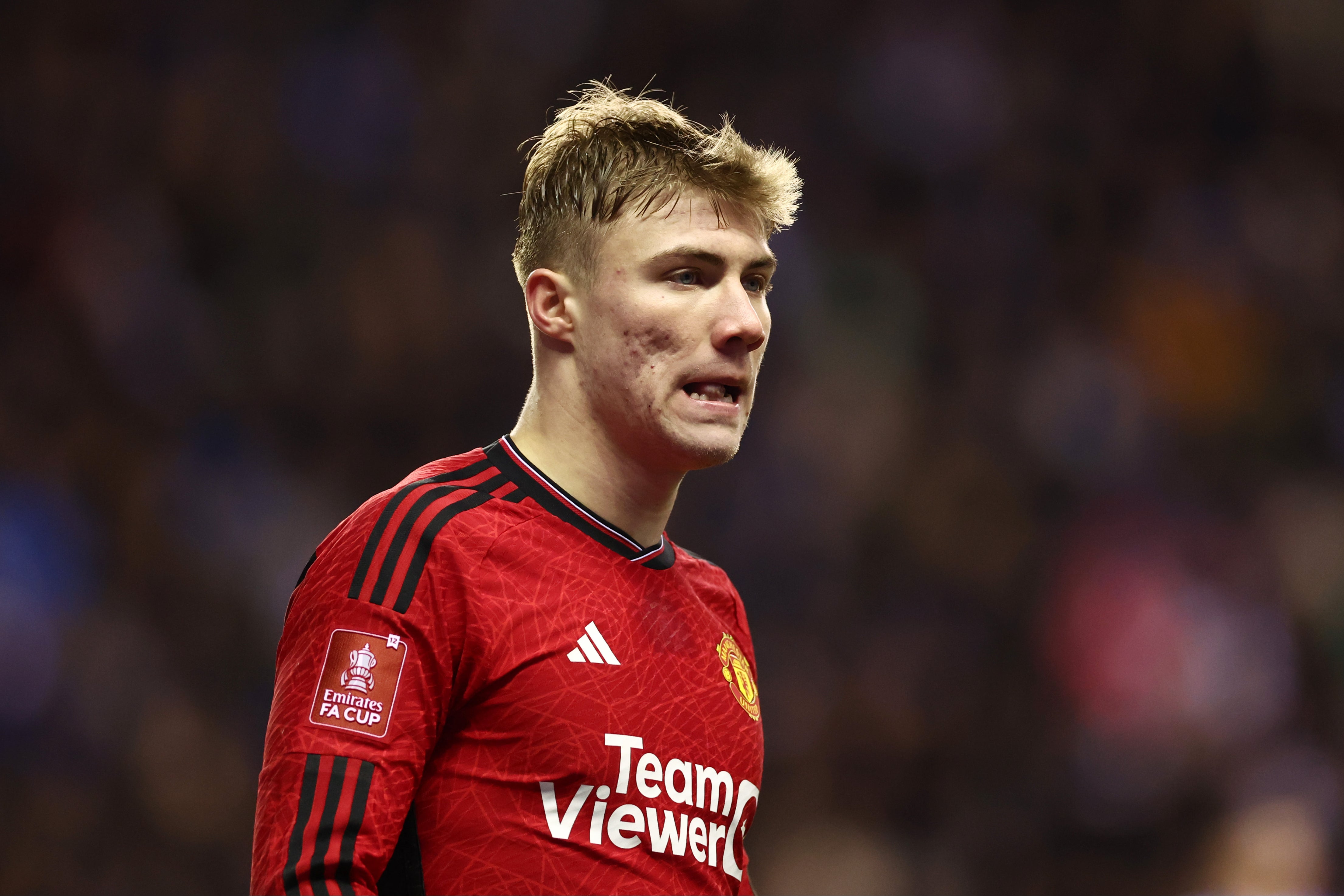 Rasmus Hojlund endured another frustrating evening in the FA Cup