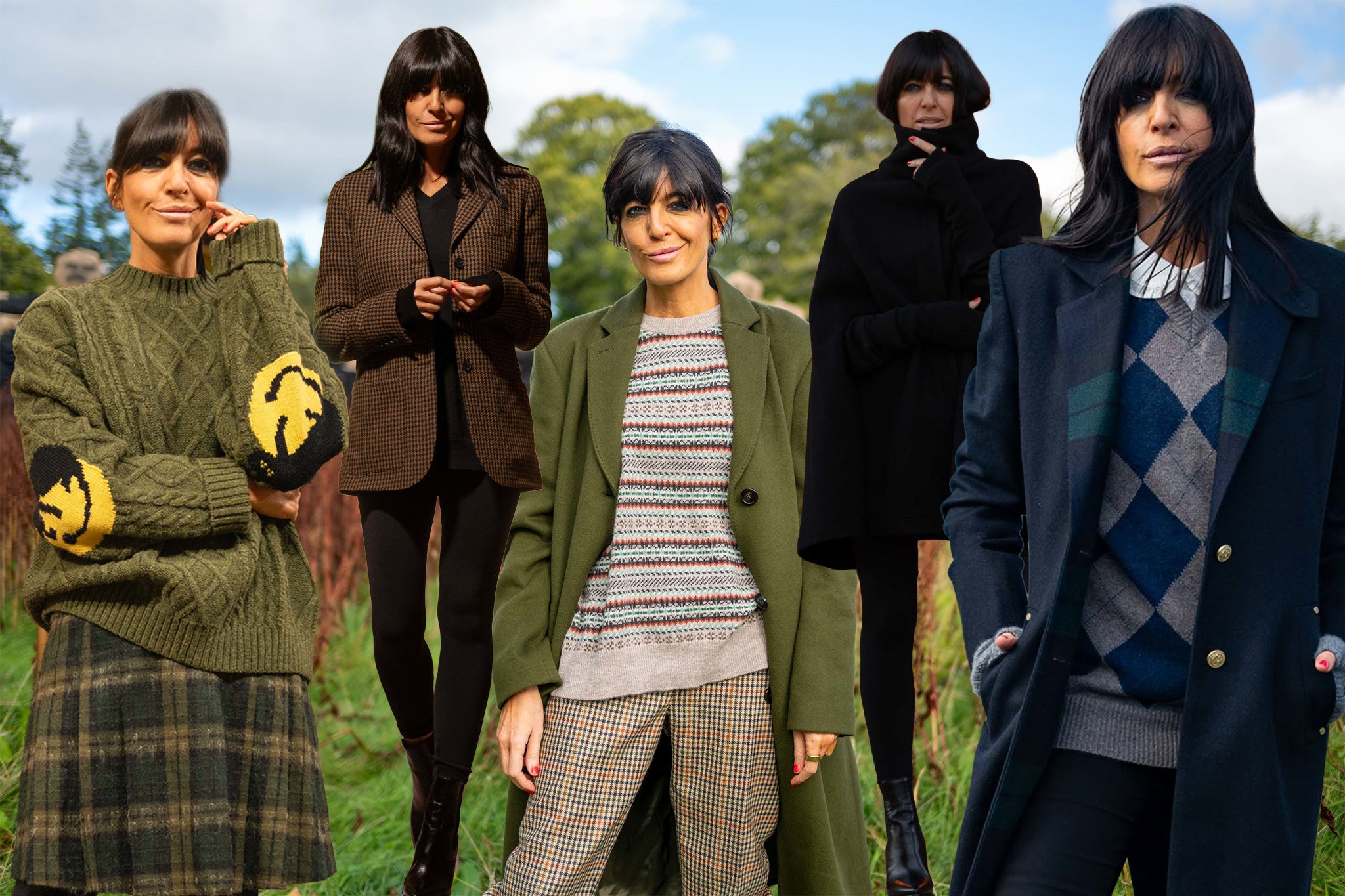 Winkleman’s ‘Traitors’ style is countryside chic with a twist