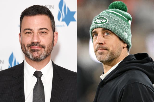<p>Jimmy Kimmel shut down Aaron Rodgers with his own wild conspiracy theory on Thursday night</p>