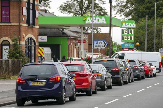 The co-owners of Asda have insisted the grocery chain did not intend to make a bigger profit on fuel prices (Steve Parsons/PA)