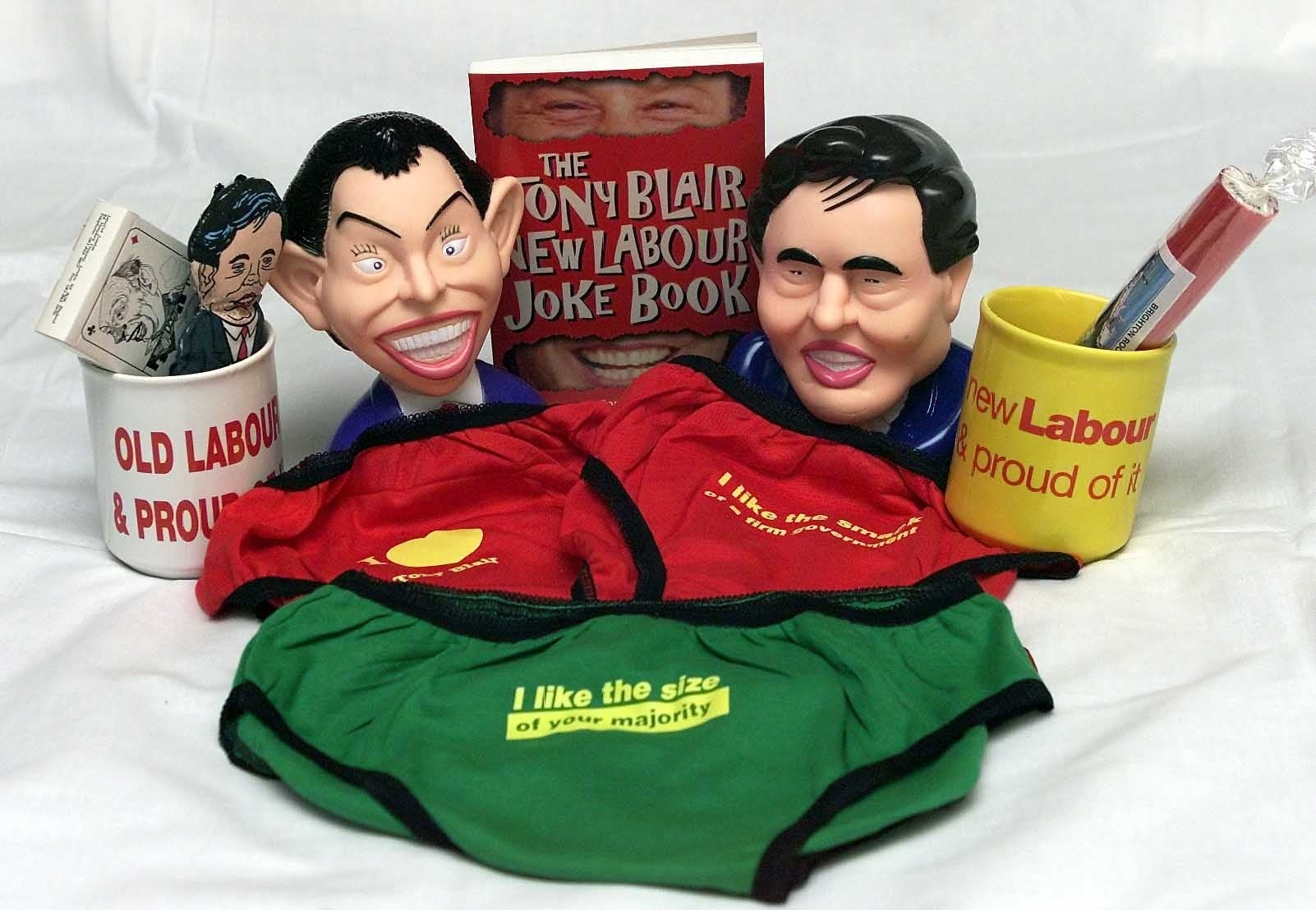 Ghastly: there is a potted industry on eBay for historic political merch