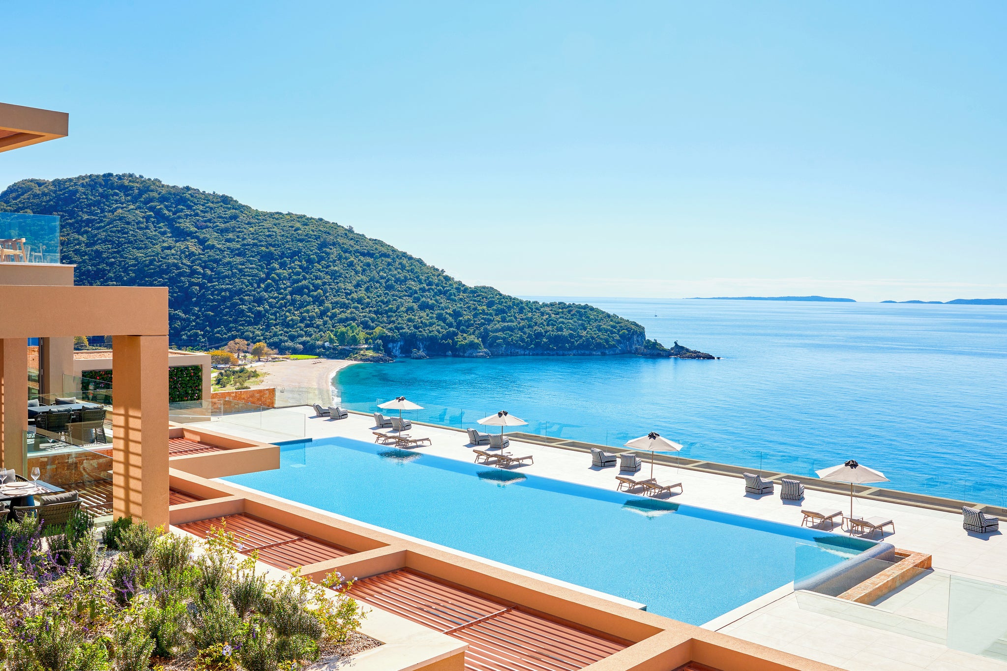 Famed for its natural wonders from beaches and bays to pools and waterfalls, a Greek getaway – such as a stay at Parga’s Elix Mar-Bella Collection hotel – will relax and restore