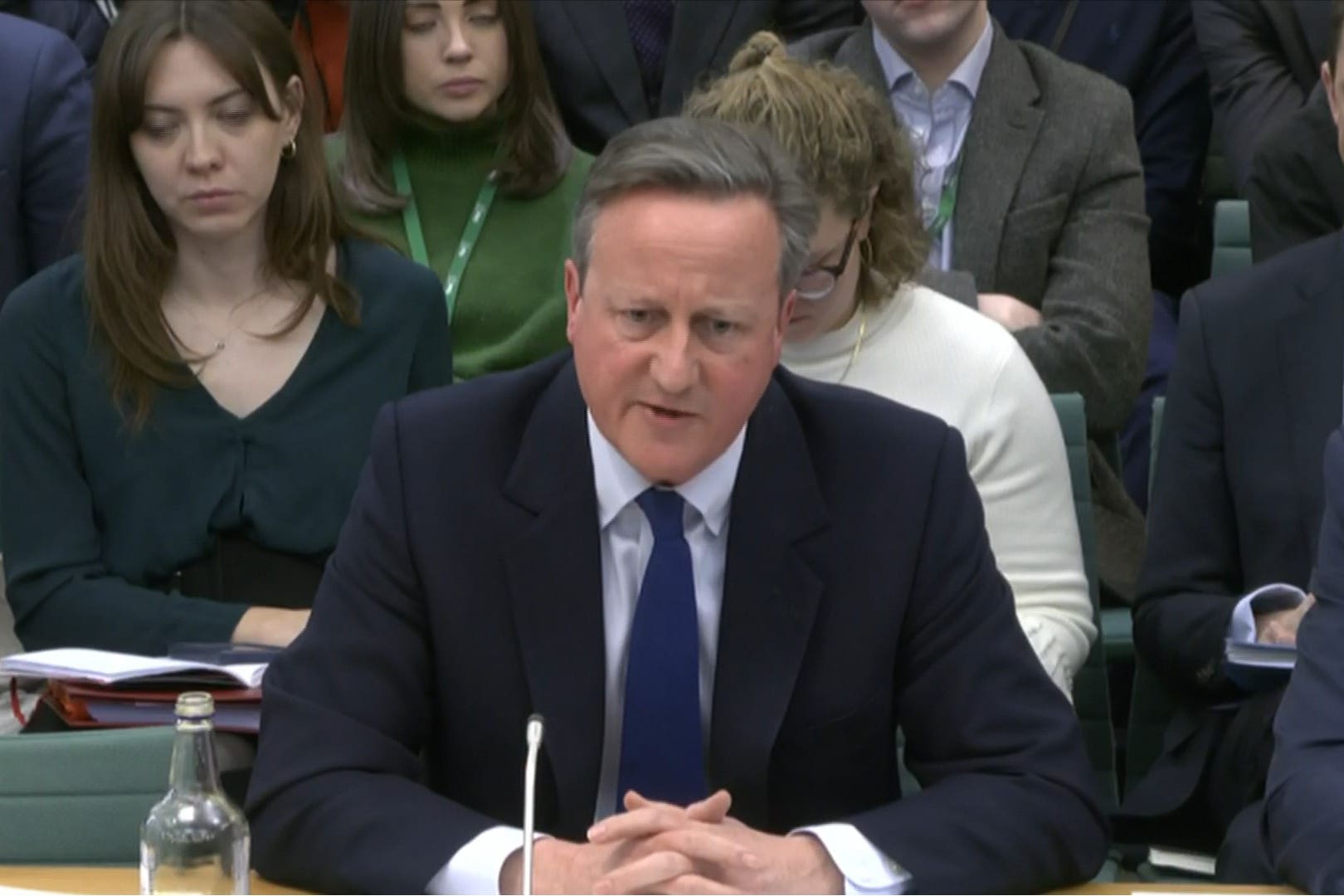 Foreign secretary David Cameron confirmed the number of British hostages still being held in Gaza