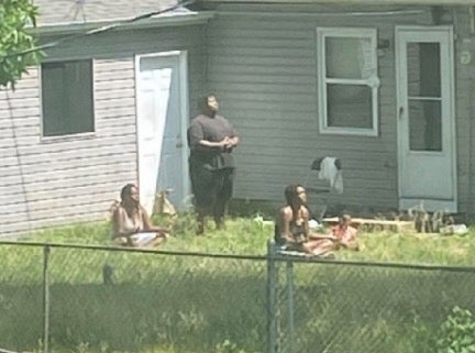 Neighbors saw the group practicing daily meditation or worship in the backyard. Sometimes they were clothed, sometimes they were naked