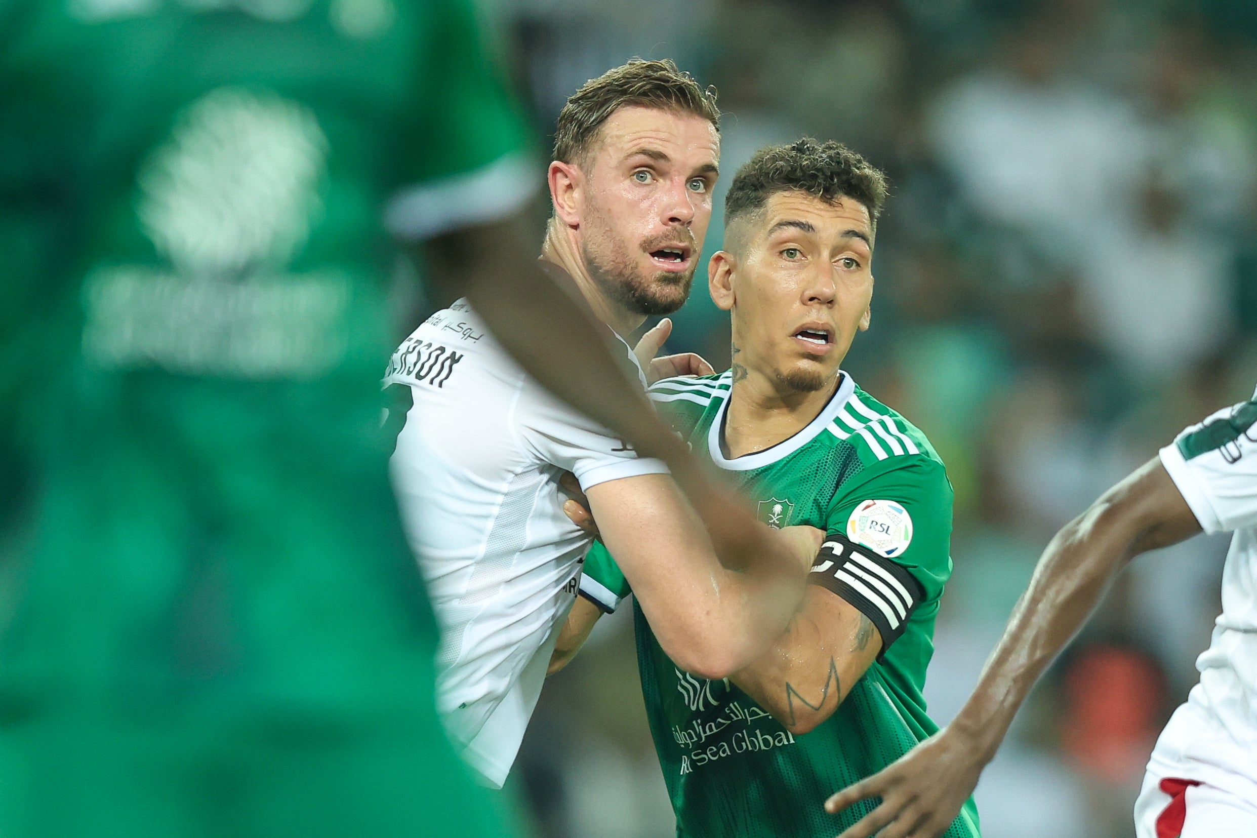 Henderson and Roberto Firmino swapped Liverpool for Saudi Arabia this summer