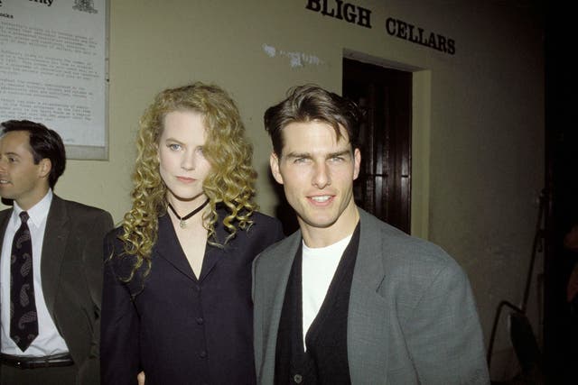 <p>Nicole Kidman with Tom Cruise in 2001 </p>