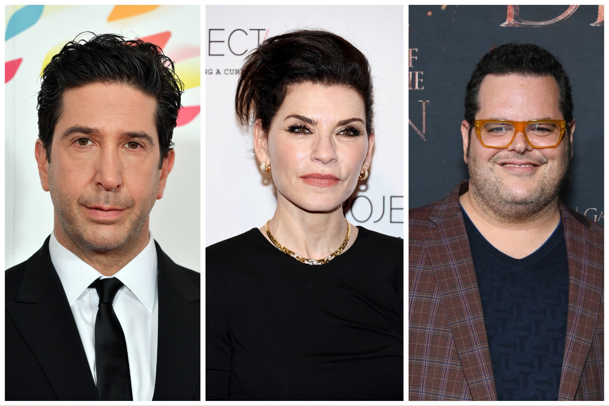 David Schwimmer, Julianna Margulies and Josh Gad