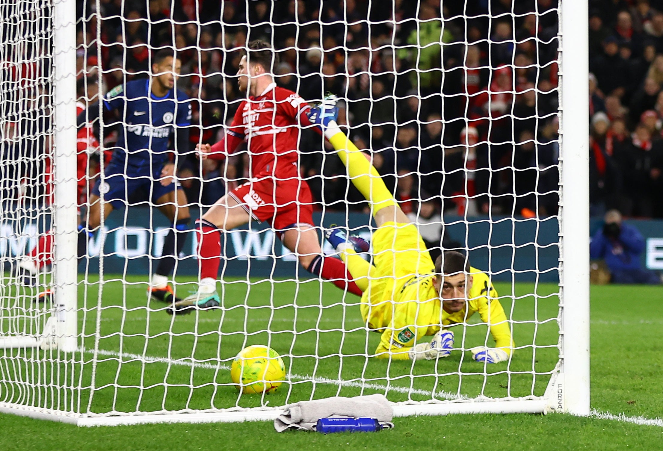 Boro stunned Chelsea in the first leg