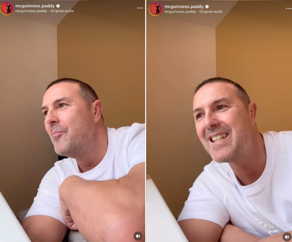 Paddy McGuinness has cleared things up with fans