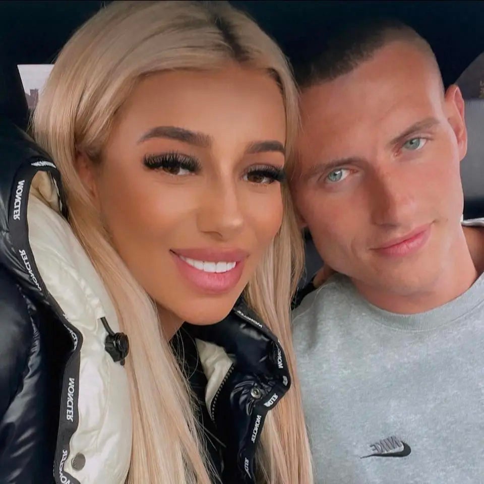 Ms Agoglia and her partner Bradley Jones, who tried to give her CPR, according to her family