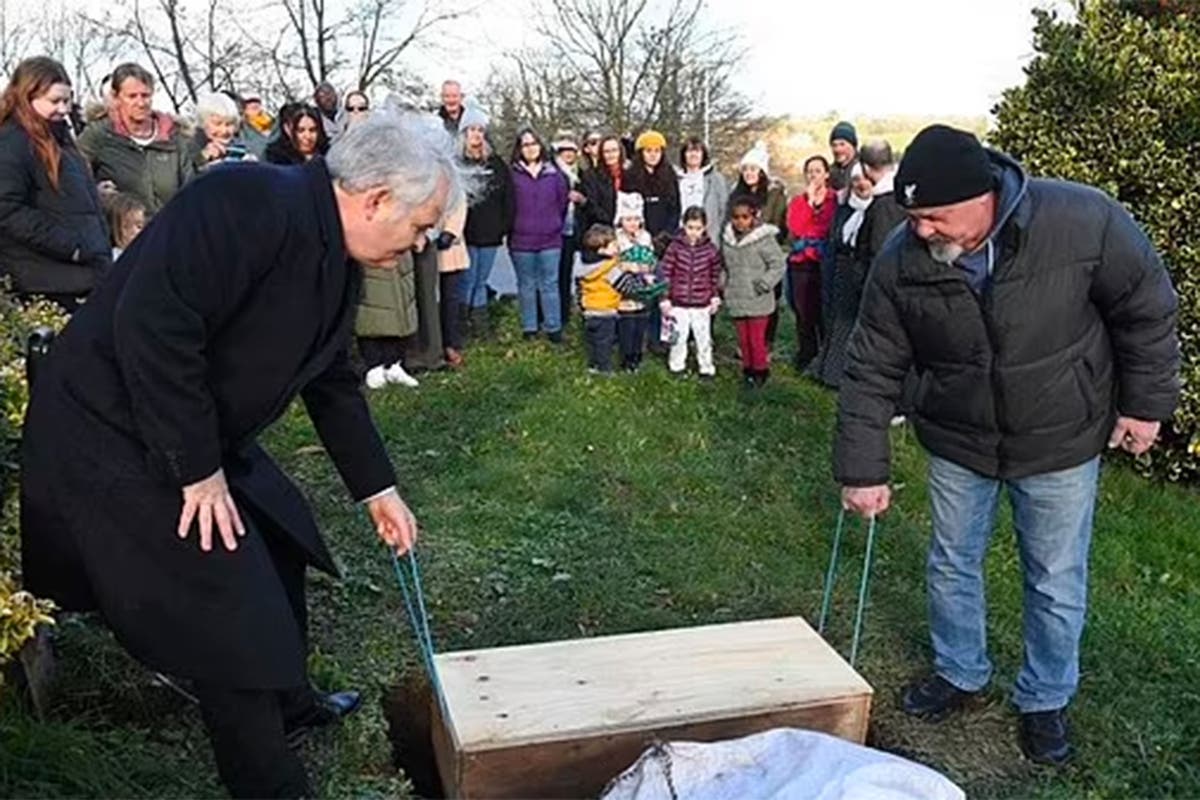 Dozens of villagers hold funeral for beloved wild peacock killed in hit-and-run
