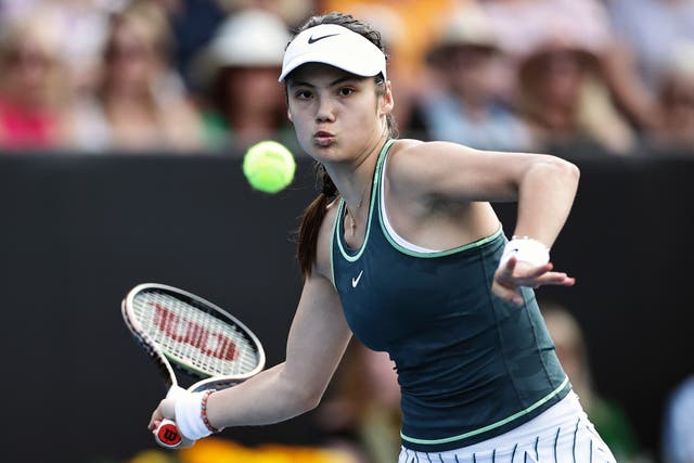 <p>Emma Raducanu is battling injury ahead of the Australian Open </p>