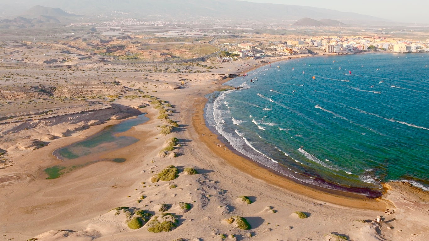 El Medano is the longest beach in Tenerife