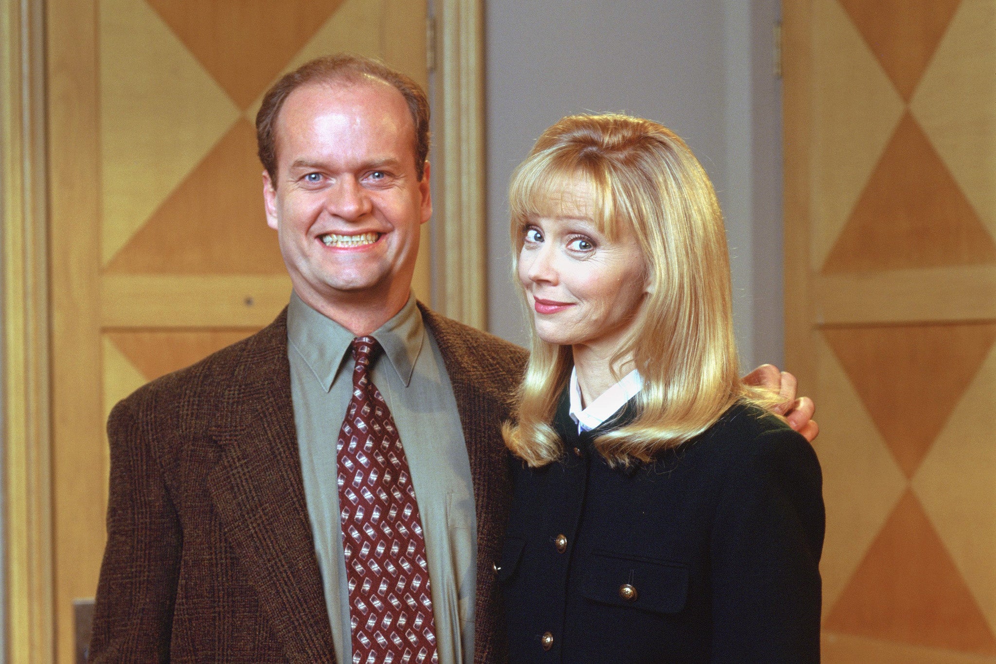 Grammer with Shelley Long in the ‘Frasier’ episode “The Show Where Diane Comes Back”