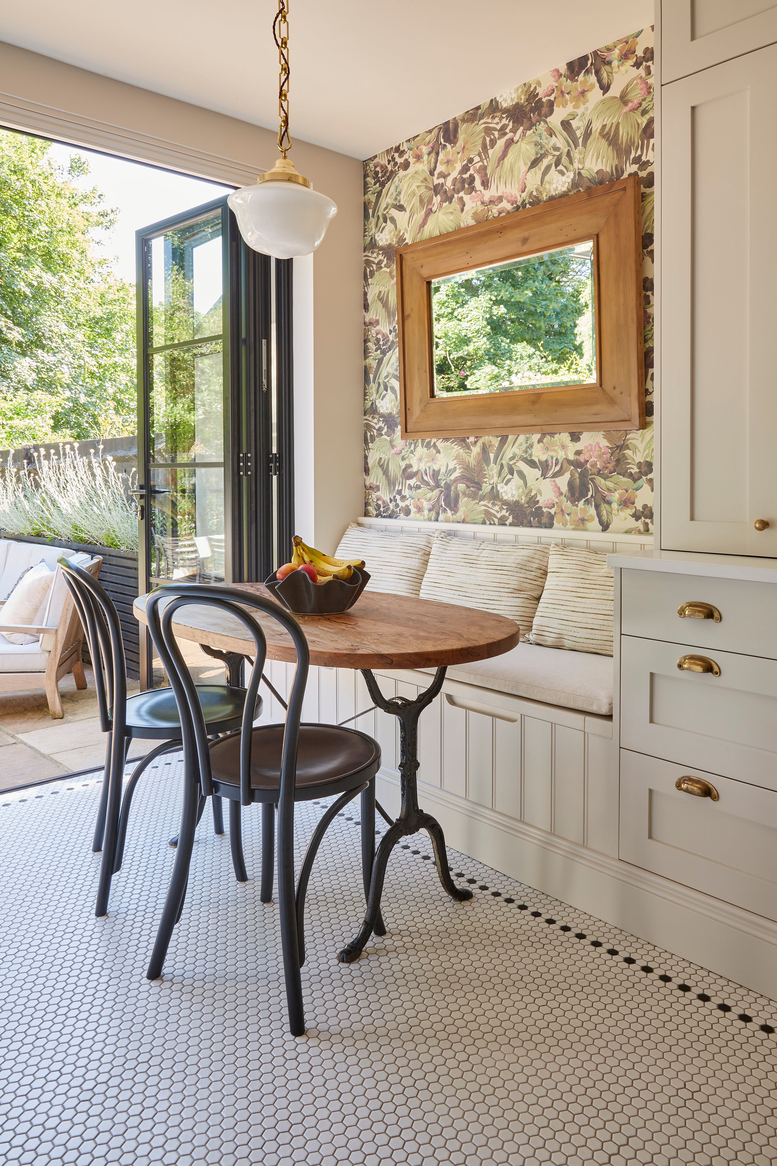 A light-filled breakfast nook is a great place to start any day