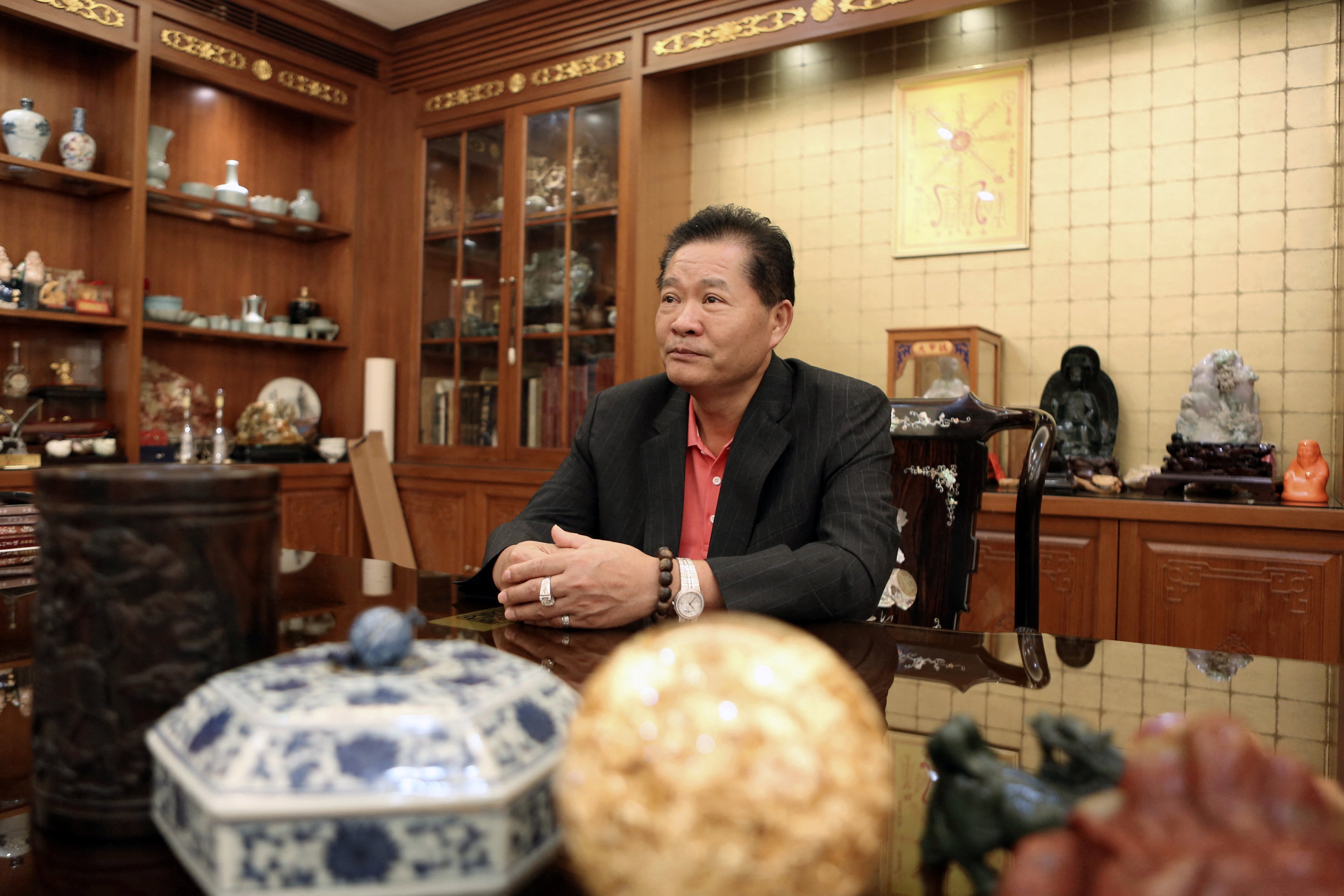 Cheng Ming-kun, head of the Taiwan Mazu Fellowship