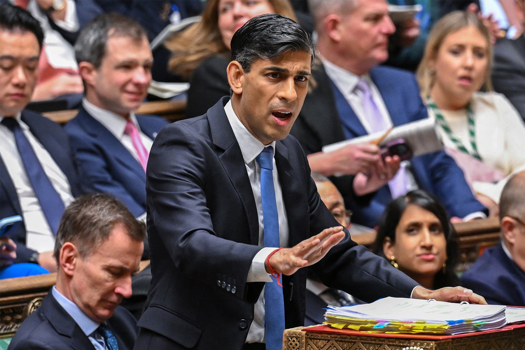 Rishi Sunak briefed his cabinet on the strikes against Houthis in Yemen, but the House of Commons has yet to discuss the matter