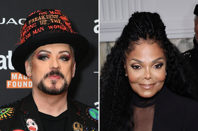 <p>Boy George and Janet Jackson</p>