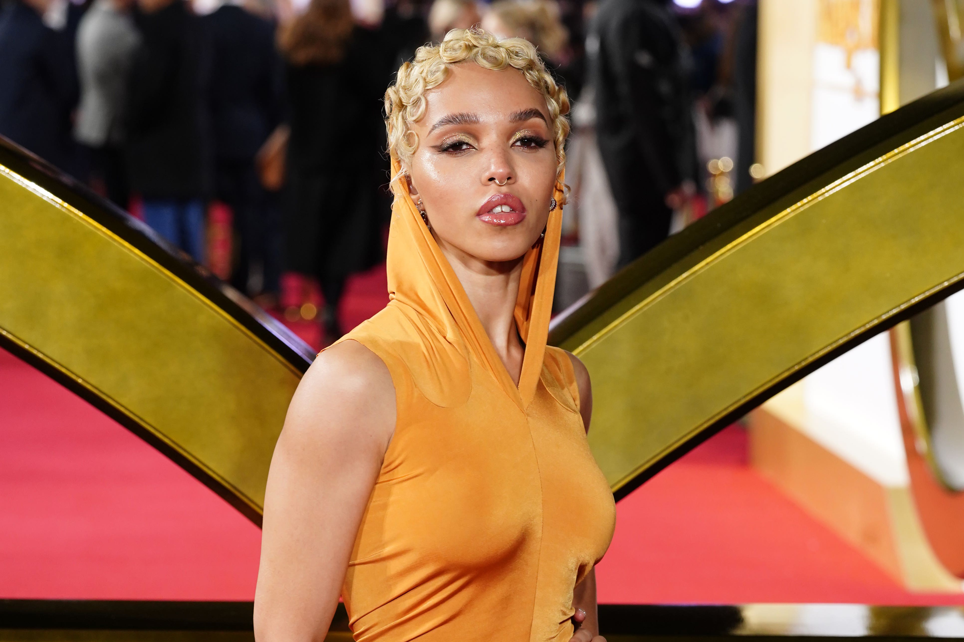British singer FKA twigs hit out over ‘double standards’ after her Calvin Klein poster was banned over complaints it objectified women (Ian West/PA)