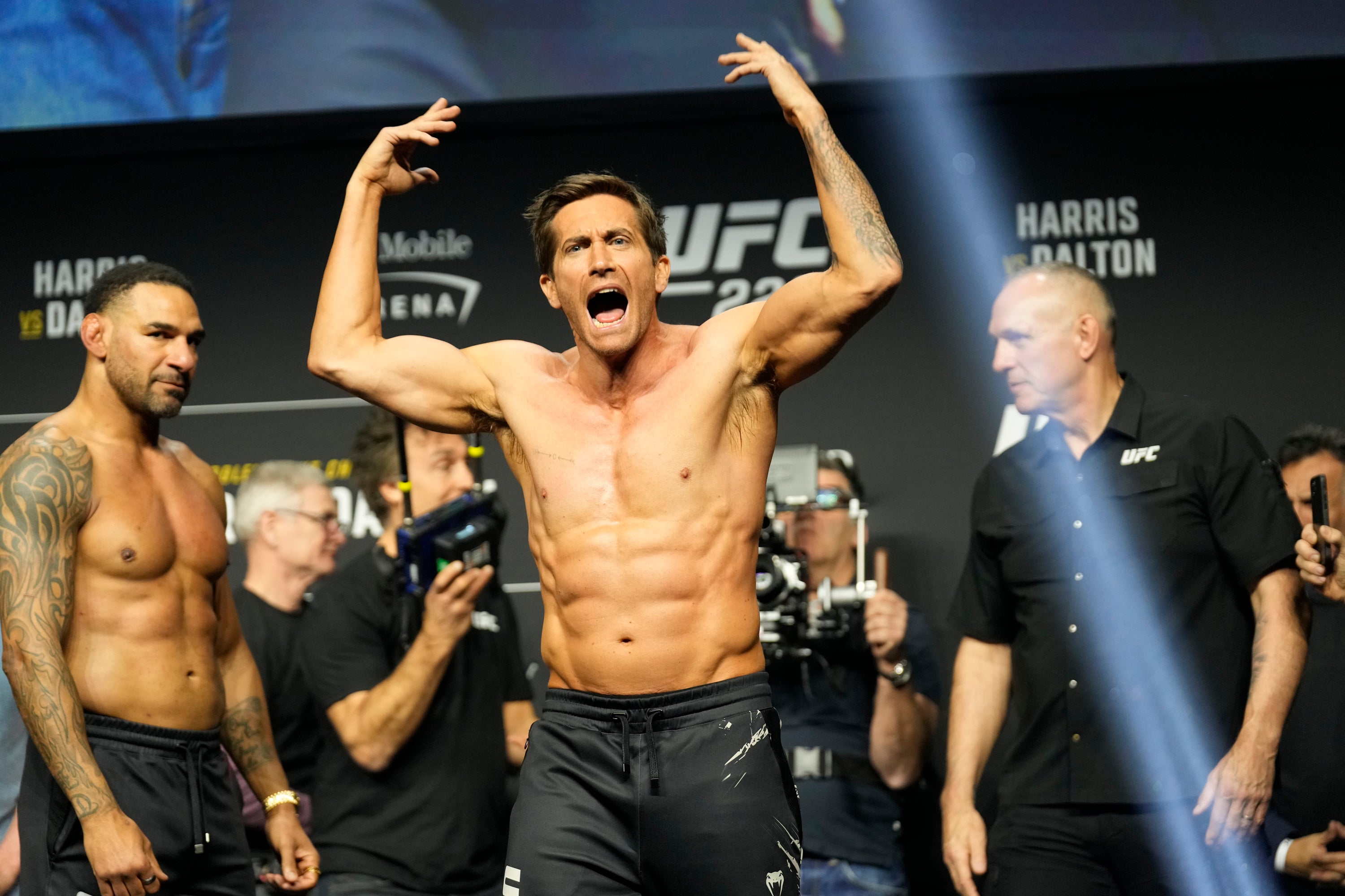 Get some: Gyllenhaal in UFC gear for ‘Road House’