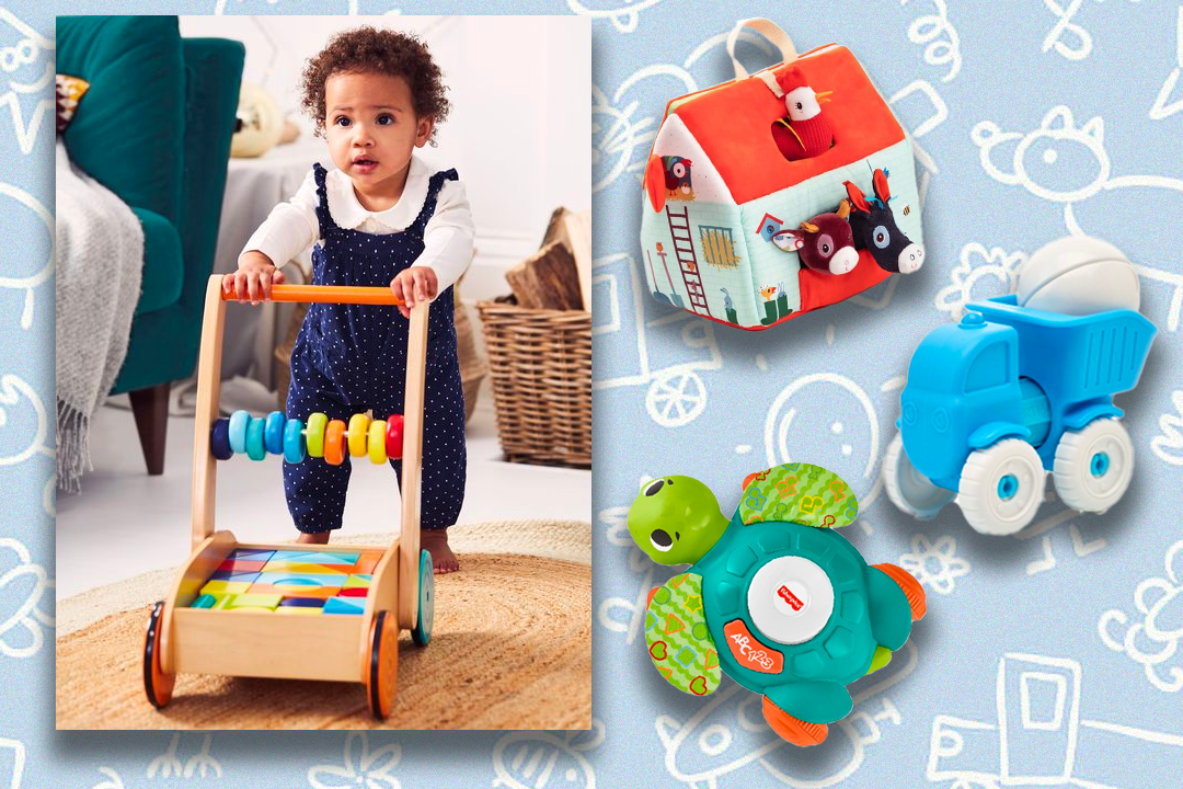 With the help of some very fussy one-year-olds, we tested each toy for its gift suitability by playing with it until our little helpers lost interest